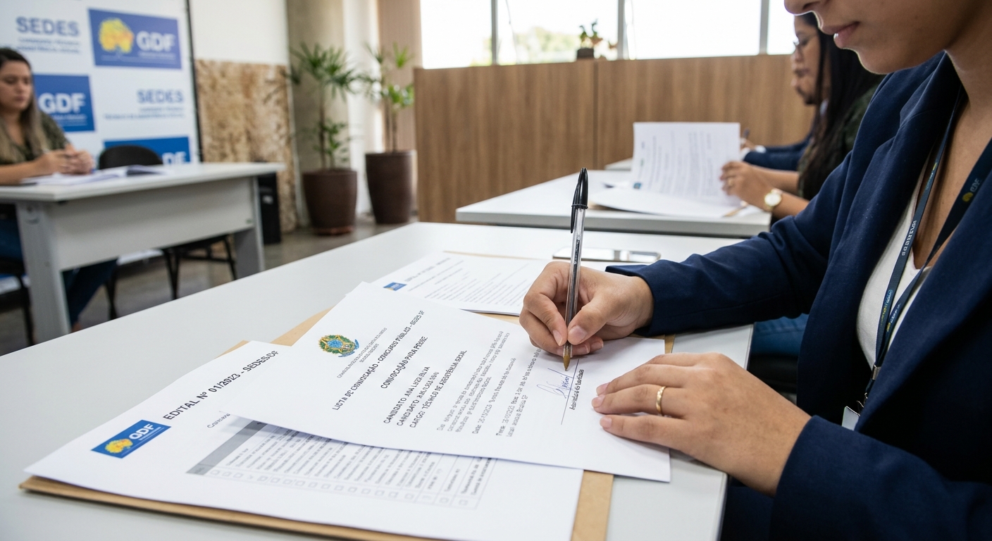 Entenda o Processo de Inscrição do Concurso SEDES DF